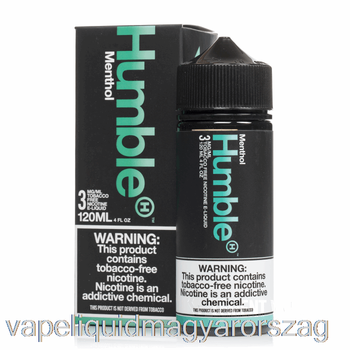 Mentol - Humble Juice Co. - 120 Ml 6 Mg-os Vape Folyadék